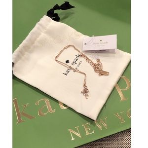 kate spade Jewelry - Kate Spade Rose Gold Flamingo Necklace kate spade Jewelry - Kate Spade Rose Gold Flamingo Necklace